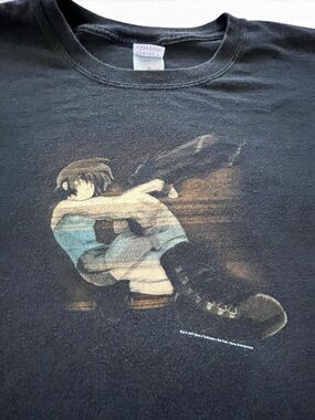 VTG Noir Anime Shirt Mens XL Ryoe Tsukimura Manga 2001 Rare ADV Films Grunge Exc